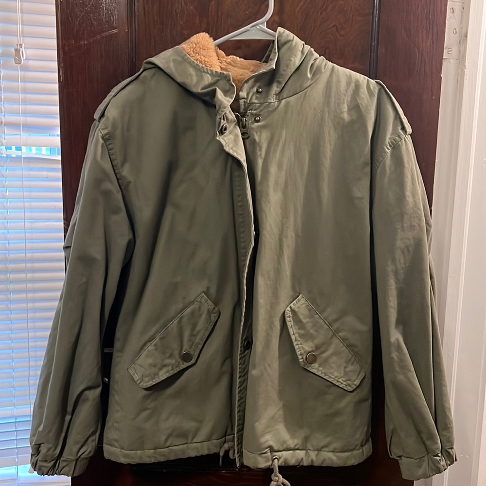 Lucky Brand Faux Fur Lined Jacket
